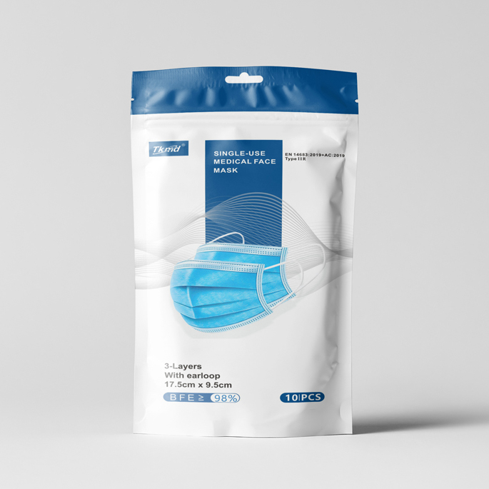 一次性使用醫用口罩Type IIR（袋裝）